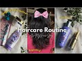 My Simple Haircare Routine🧖♀️🌱*HONEST Hair journey🎀aesthetic #silentvlog #livingalonediaries