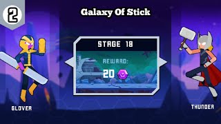 Galaxy Of Stick : Super Champions Hero : Gameplay Walkthrough [Level : 11 To 18] screenshot 5