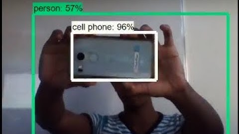 Object detection with Tensorflow and Webcam