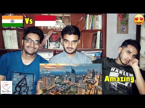 Foreigner Reacts To: MUMBAI(INDIA) VS JAKARTA(INDONESIA)|Skyline/Infrastructure comparison|2017