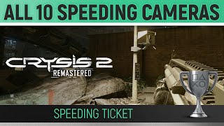 Crysis 2 Remastered - All 10 Speeding Camera Locations 🏆 Collectible Guide