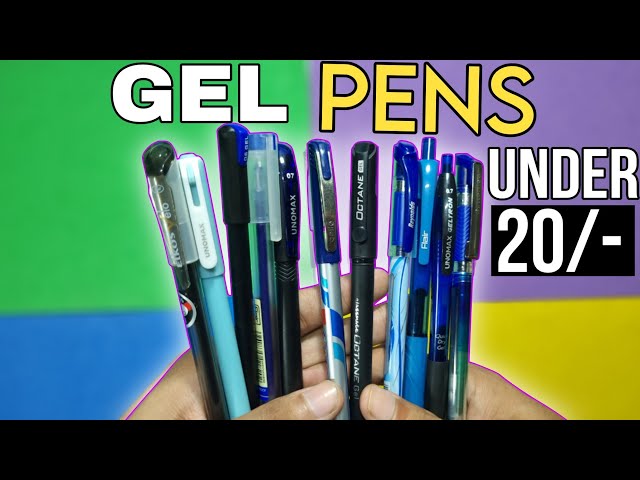 Gel Pens In India  Gel pens, Pen stationary, Pen