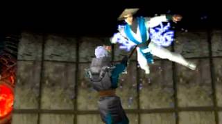 Mortal Kombat 4 - Playstation & PC - Quan Chi - Fatality 2 - Raiden