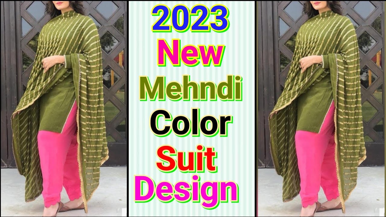 Buy Embroidered Mehndi Designer Palazzo Salwar Suit Online - Salwar Kameez