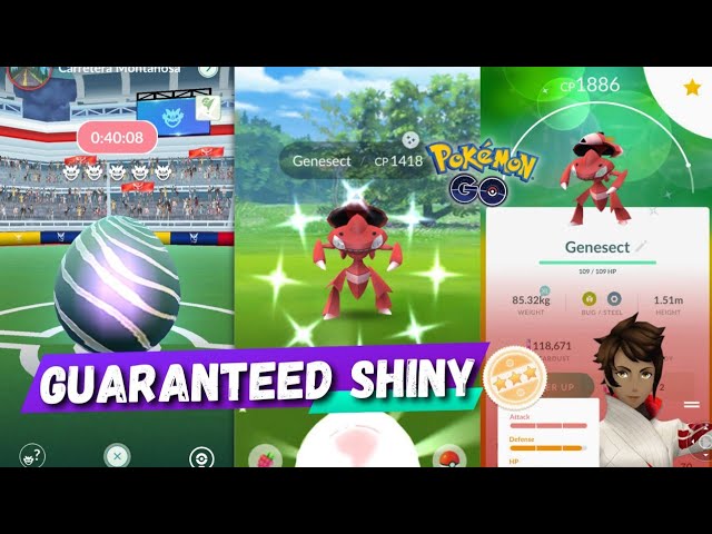 Shiny Genesect!! : r/PokemonGoMystic