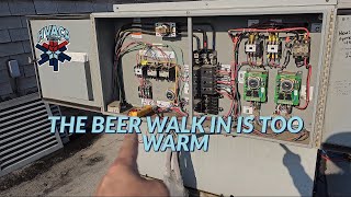 THE BEER IS POURING TOO WARM