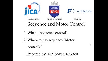 Learning Sequence Control and Motor Control (Part 1)