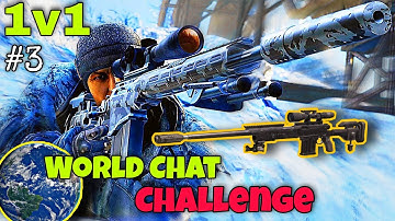 I send a 1v1 Sniper Challenge to World Chat | CoD Mobile DLq33 Sniper Gameplay || #3