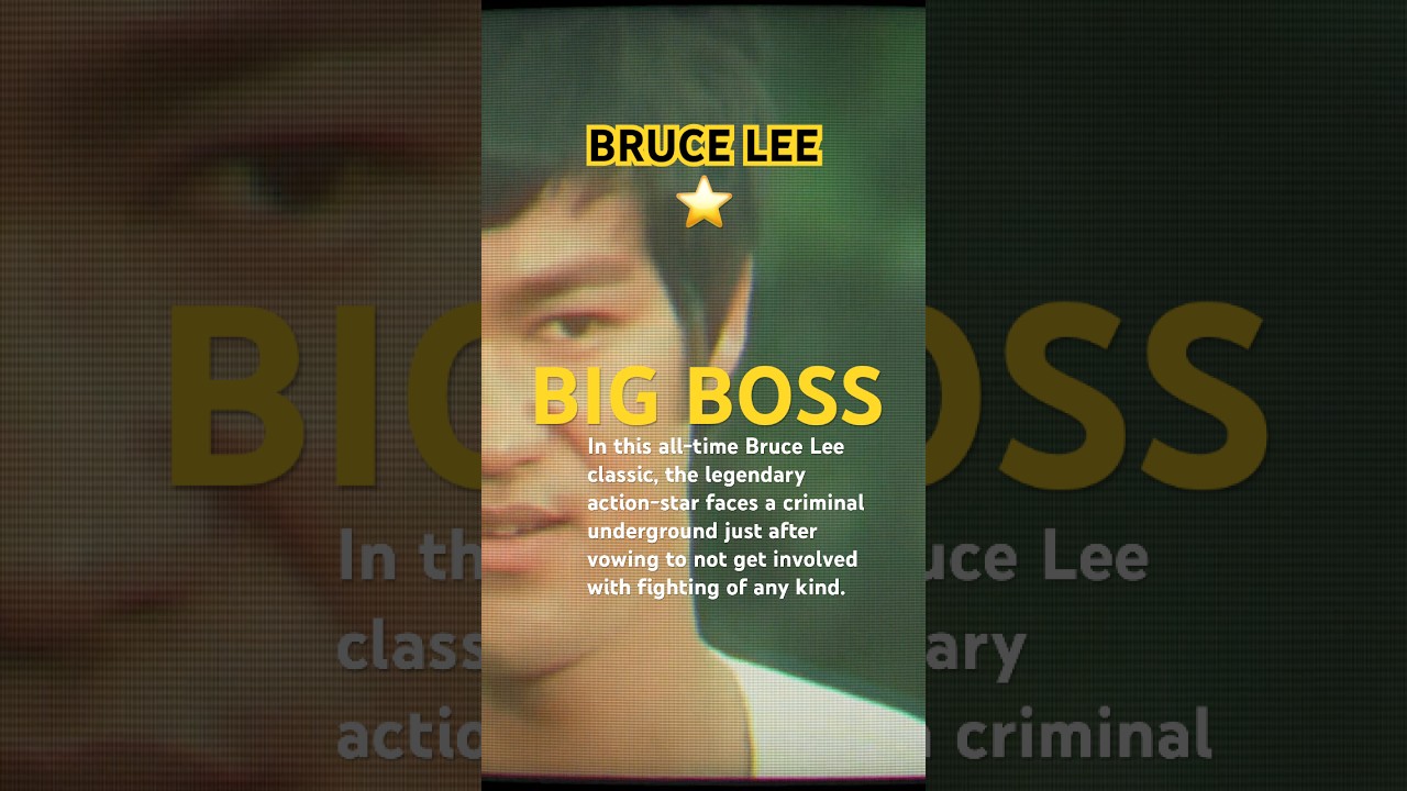 Big Boss : Bruce Lee Movie 🍿 1971’