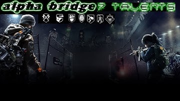 The Division: How to get  Free extra Talent on Alpha Bridge