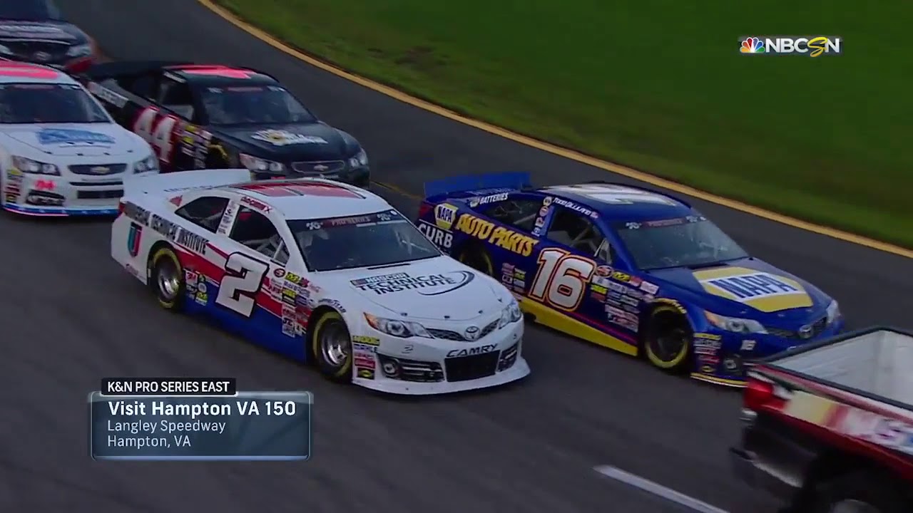 NASCAR K&N Pro Series East 2017. Langley Speedway. Full Race - YouTube