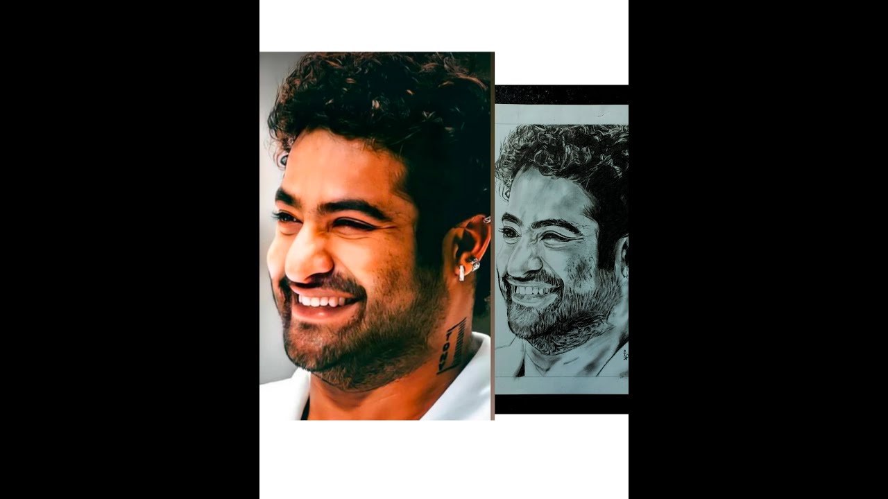 Jr ntr drawing / rrr movie songs