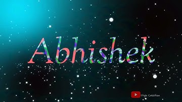 Abhishek name status ❤️/ Abhishek name love watsapp status/Abhishek name ringtones