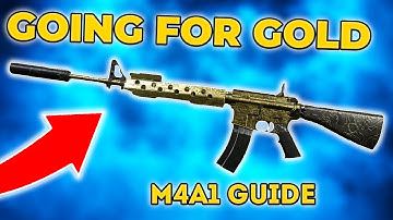 FASTEST WAY TO GET M4A1 GOLD | GOING FOR GOLD – CODMW