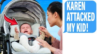 Psycho Karen SLAPS My BABY For NOT Serving Her! Claims I Work At TARGET!