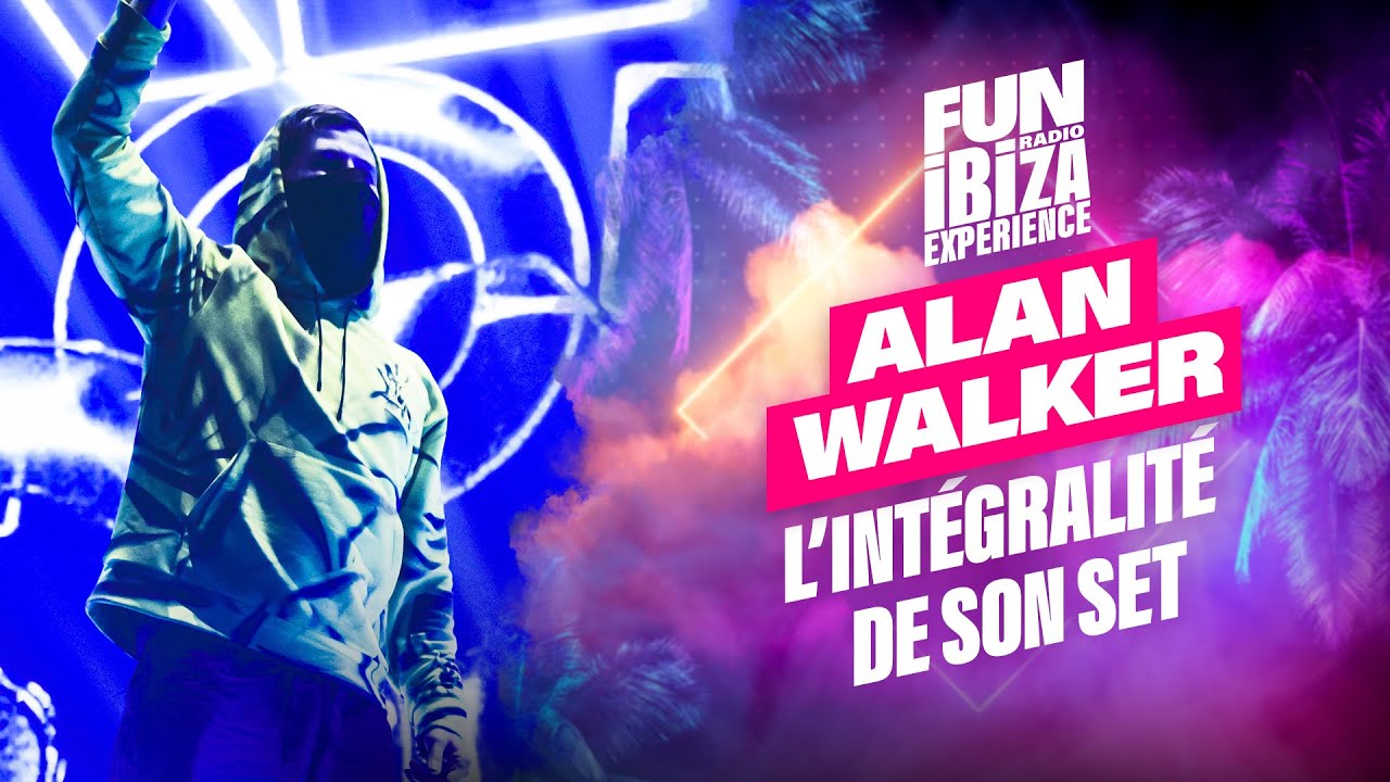 Alan Walker sur la scène de Fun Radio Ibiza Experience 2023 - YouTube