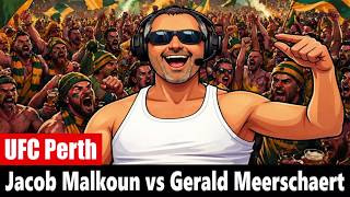 UFC Perth: Jacob Malkoun vs Gerald Meerschaert PREDICTION