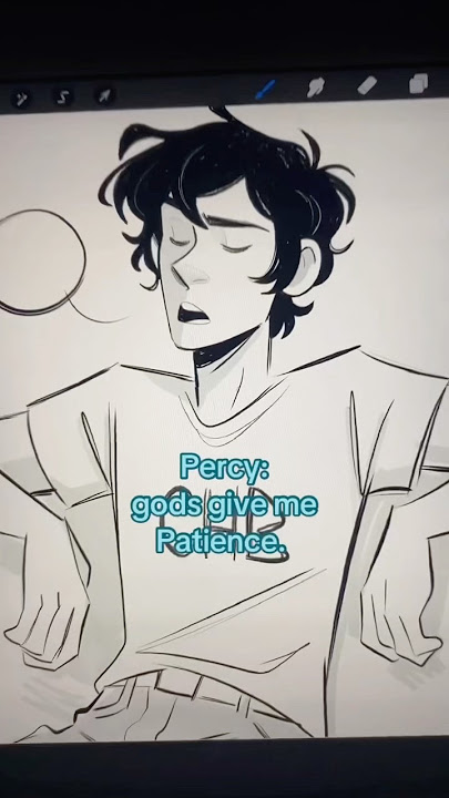 Percy is the one the Olympians fear most #percyjackson #pjo #apollo #drawing #digitalart #funny #ads