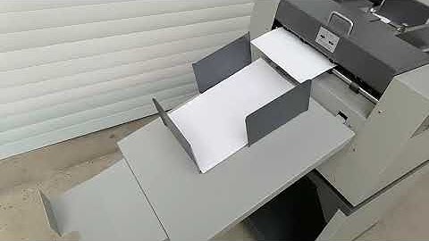 NC350A automatic paper creasing and perforating machine