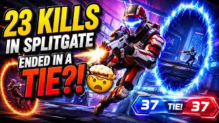I Got 23 Kills in Splitgate But The Game ENDED IN A TIE! 🤯