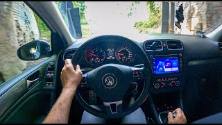 2012 Volkswagen Golf VI [1.6 TDI 105 HP] | POV Test Drive #872 Joe Black