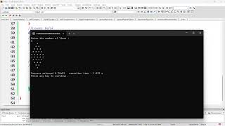 Kite pattern using nested loops in C