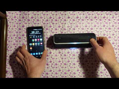 Sony SRS-XB21 распаковка