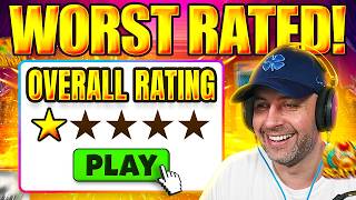 WE PLAYED a BUNCH OF WORST RATED GAMES & STUMBLED on a BANGER!!