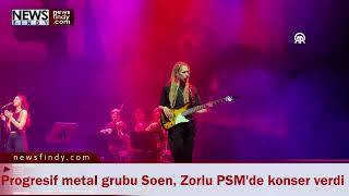 Progresif metal grubu Soen, Zorlu PSM'de konser verdi