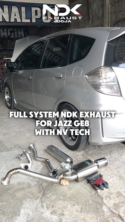 Knalpot Valvetronic NDK Exhaust Jogja di Honda Jazz GE8 🔥🔥🔥