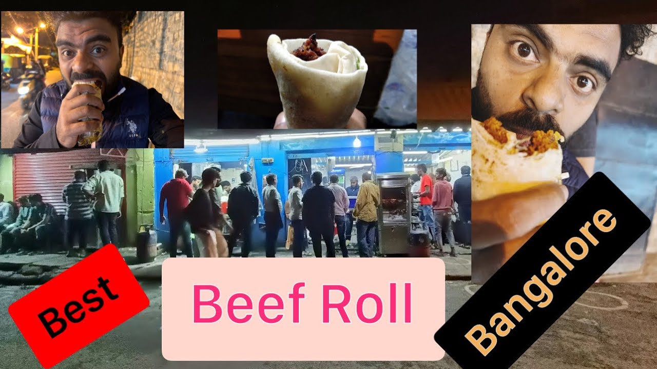 BEST EVER BEEF ROLL IN BANGALORE JOHNSON MARKET RICHMOND TOWN