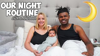 OUR NIGHT ROUTINE WITH A NEWBORN! *productive night + alone time*