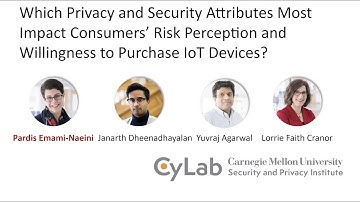 Which Privacy and Security Attributes Most Impact Consumers