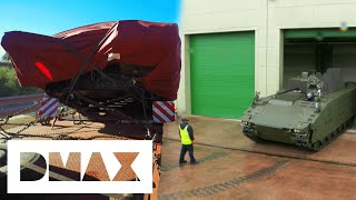 Delivering A TopSecret Tank From Spain To England Has Its Challenges | Supertruckers