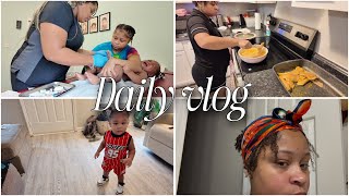THE DOCTOR SAID THIS… + hair day + cook dinner with me| young mom vlog ft. Grownsy