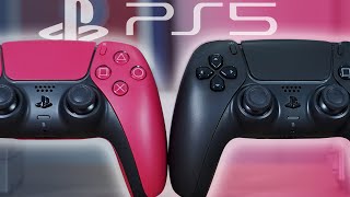 Unboxing the NEW PS5 Dual Sense Controllers in COSMIC RED & MIDNIGHT BLACK