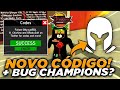 *NOVO CÓDIGO!* ANIME FIGHTING SIMULATOR CÓDIGO DE CHIKARAS + BUG DOS CHAMPIONS?! « Tigre »