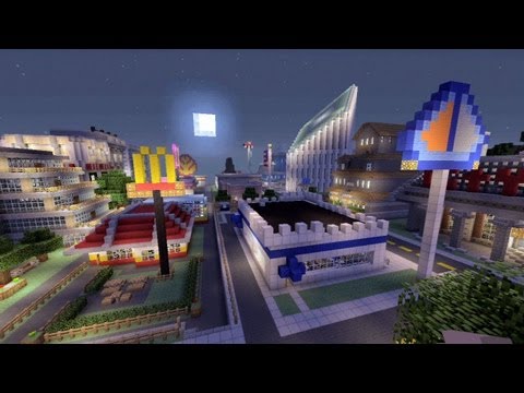 Minecraft Xbox 360 - Modern City - SPANKLECHANK's World 