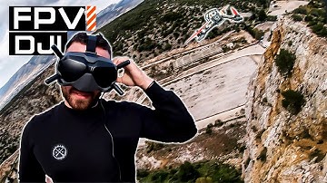 MY FIRST DJI FPV RACING DRONE [CRASH]