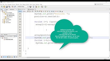 Ejercicio #1 Java- Ingresar un número en un array en la posición elegida, desplazando los números.