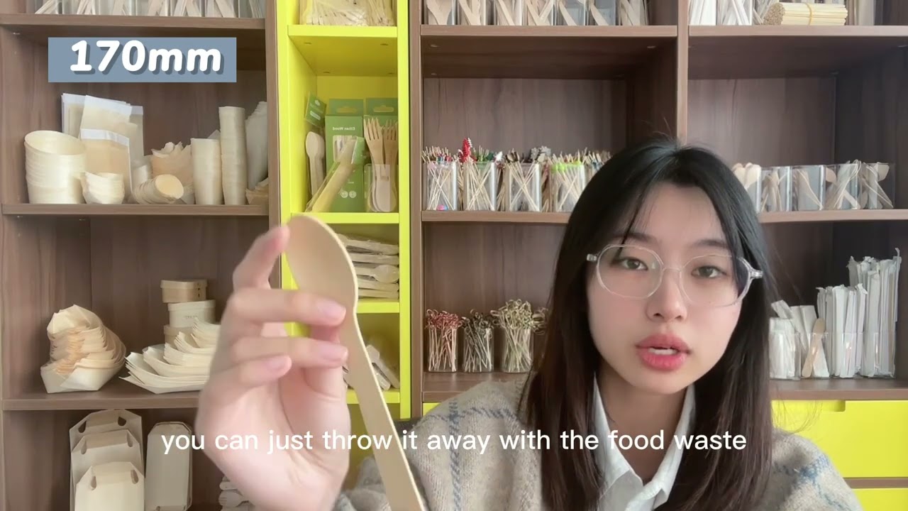 Disposable Bamboo Spoon Eco Friendly Utensils Renewable Cutlery