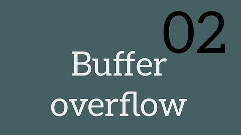 2 - ثغرات local buffer overflow نموذج