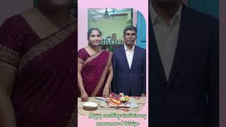 Happy wedding anniversary # ammama &amp; tataiya 🩷🥰🎂💐