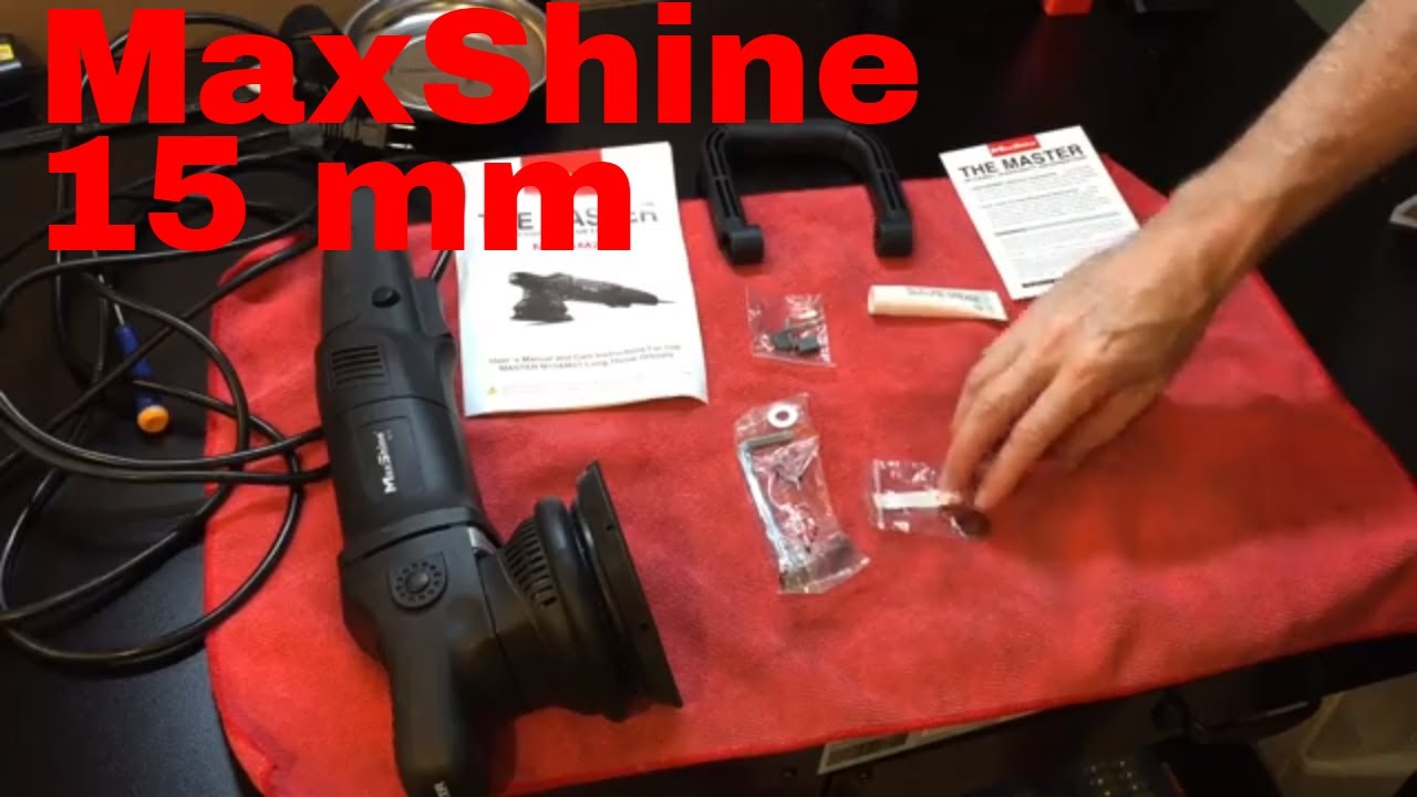 Maxshine ShineMaster M15 15mm/900 Watt Dual Action/DA Polisher 