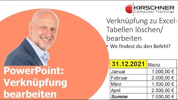 PowerPoint Verknüpfungen bearbeiten