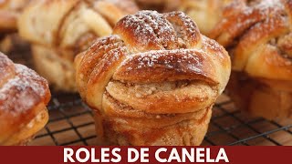 Roles de canela, pan suave, esponjoso y delicioso, receta paso a paso | Katastrofa La Cocina