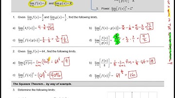 S1.3 - Evaluating Limits Analytically, Part 2, 1 of 2