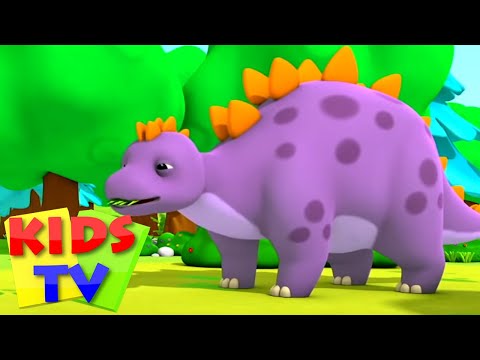 Dinozor Şarkısı | Animasyonlu videolar | Kids TV Türkçe | Çocuklar için şiirler | Tekerlemeler