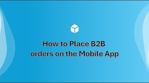 How To Place Orders B2B English - Shipmozo
