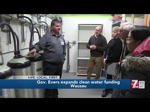 Gov. Evers discusses #clean #water inititiatives at Maine Elementary School stop in #Wausau